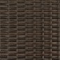 vidaXL Gartensofa 2-Sitzer mit Dach und Hockern Braun Poly Rattan vidaXL Gartensofa 2-Sitzer mit Dach und Hockern Braun Poly Rattan
