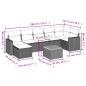vidaXL 8-tlg. Garten-Sofagarnitur mit Kissen Beige Poly Rattan vidaXL 8-tlg. Garten-Sofagarnitur mit Kissen Beige Poly Rattan