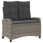 vidaXL 4-tlg. Garten-Essgruppe mit Kissen Grau Poly Rattan vidaXL 4-tlg. Garten-Essgruppe mit Kissen Grau Poly Rattan