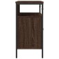 vidaXL Waschbeckenunterschrank Braun Eiche 80x30x60 cm Holzwerkstoff vidaXL Waschbeckenunterschrank Braun Eiche 80x30x60 cm Holzwerkstoff