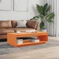 vidaXL Couchtisch Wachsbraun 110x50x33,5 cm Massivholz Kiefer vidaXL Couchtisch Wachsbraun 110x50x33,5 cm Massivholz Kiefer