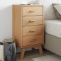 vidaXL Nachttisch OLDEN Braun Massivholz Kiefer vidaXL Nachttisch OLDEN Braun Massivholz Kiefer
