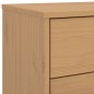 vidaXL Nachttisch OLDEN Braun Massivholz Kiefer vidaXL Nachttisch OLDEN Braun Massivholz Kiefer