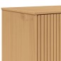 vidaXL Highboard OLDEN Braun 85x43x125 cm Massivholz Kiefer vidaXL Highboard OLDEN Braun 85x43x125 cm Massivholz Kiefer