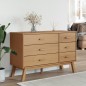 vidaXL Schubladenschrank OLDEN Braun Massivholz Kiefer vidaXL Schubladenschrank OLDEN Braun Massivholz Kiefer