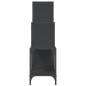 vidaXL Bücherregal Schwarz 92x30x102 cm Holzwerkstoff und Metall vidaXL Bücherregal Schwarz 92x30x102 cm Holzwerkstoff und Metall