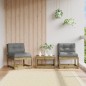 vidaXL Gartensofas mit Kissen 2 Stk. Kiefernholz Imprägniert vidaXL Gartensofas mit Kissen 2 Stk. Kiefernholz Imprägniert