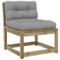vidaXL Gartensofas mit Kissen 2 Stk. Kiefernholz Imprägniert vidaXL Gartensofas mit Kissen 2 Stk. Kiefernholz Imprägniert