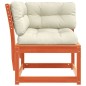 vidaXL Garten-Ecksofa mit Kissen Wachsbraun Massivholz Kiefer vidaXL Garten-Ecksofa mit Kissen Wachsbraun Massivholz Kiefer