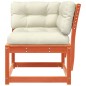 vidaXL Garten-Ecksofa mit Kissen Wachsbraun Massivholz Kiefer vidaXL Garten-Ecksofa mit Kissen Wachsbraun Massivholz Kiefer