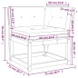 vidaXL Garten-Ecksofa mit Kissen Wachsbraun Massivholz Kiefer vidaXL Garten-Ecksofa mit Kissen Wachsbraun Massivholz Kiefer