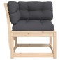 vidaXL Garten-Ecksofa mit Kissen 73x73x78 cm Massivholz Kiefer vidaXL Garten-Ecksofa mit Kissen 73x73x78 cm Massivholz Kiefer