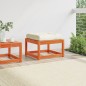 vidaXL Gartenhocker mit Kissen Wachsbraun Massivholz Kiefer vidaXL Gartenhocker mit Kissen Wachsbraun Massivholz Kiefer