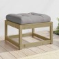 vidaXL Gartenhocker mit Kissen Kiefernholz Imprägniert vidaXL Gartenhocker mit Kissen Kiefernholz Imprägniert