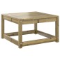 vidaXL Gartenhocker mit Kissen Kiefernholz Imprägniert vidaXL Gartenhocker mit Kissen Kiefernholz Imprägniert
