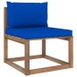 7-tlg. Garten-Lounge-Set aus Paletten mit Kissen Kiefernholz 7-tlg. Garten-Lounge-Set aus Paletten mit Kissen Kiefernholz