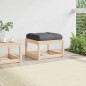 vidaXL Gartenhocker mit Kissen Massivholz Kiefer vidaXL Gartenhocker mit Kissen Massivholz Kiefer