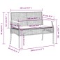 vidaXL 4-tlg. Garten-Essgruppe mit Kissen Schwarz Poly Rattan vidaXL 4-tlg. Garten-Essgruppe mit Kissen Schwarz Poly Rattan