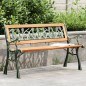 vidaXL Gartenbank 116 cm Massivholz Tanne und Stahl vidaXL Gartenbank 116 cm Massivholz Tanne und Stahl