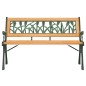 vidaXL Gartenbank 116 cm Massivholz Tanne und Stahl vidaXL Gartenbank 116 cm Massivholz Tanne und Stahl