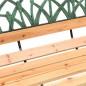 vidaXL Gartenbank 116 cm Massivholz Tanne und Stahl vidaXL Gartenbank 116 cm Massivholz Tanne und Stahl