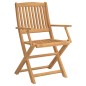 vidaXL Gartenstühle 4 Stk. Klappbar 57,5x54,5x90 cm Massivholz Akazie vidaXL Gartenstühle 4 Stk. Klappbar 57,5x54,5x90 cm Massivholz Akazie