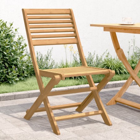 vidaXL Gartenstühle 4 Stk. Klappbar 48,5x61,5x87 cm Massivholz Akazie