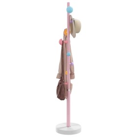 vidaXL Garderobenständer Rosa 172 cm Pulverbeschichtetes Eisen