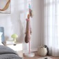 vidaXL Garderobenständer Rosa 172 cm Pulverbeschichtetes Eisen vidaXL Garderobenständer Rosa 172 cm Pulverbeschichtetes Eisen
