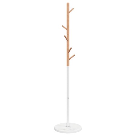 vidaXL Garderobenständer Weiß 172 cm Pulverbeschichtetes Eisen