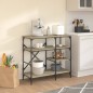 vidaXL Bäckerregal Sonoma-Eiche 90x40x84 cm Holzwerkstoff und Metall vidaXL Bäckerregal Sonoma-Eiche 90x40x84 cm Holzwerkstoff und Metall