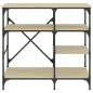 vidaXL Bäckerregal Sonoma-Eiche 90x40x84 cm Holzwerkstoff und Metall vidaXL Bäckerregal Sonoma-Eiche 90x40x84 cm Holzwerkstoff und Metall