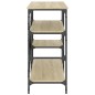 vidaXL Bäckerregal Sonoma-Eiche 90x40x84 cm Holzwerkstoff und Metall vidaXL Bäckerregal Sonoma-Eiche 90x40x84 cm Holzwerkstoff und Metall