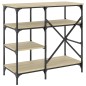 vidaXL Bäckerregal Sonoma-Eiche 90x40x84 cm Holzwerkstoff und Metall vidaXL Bäckerregal Sonoma-Eiche 90x40x84 cm Holzwerkstoff und Metall