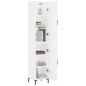 vidaXL Highboard Weiß 34,5x34x180 cm Holzwerkstoff vidaXL Highboard Weiß 34,5x34x180 cm Holzwerkstoff