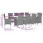 vidaXL 7-tlg. Garten-Essgruppe mit Kissen Beige Poly Rattan vidaXL 7-tlg. Garten-Essgruppe mit Kissen Beige Poly Rattan