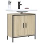 vidaXL Waschbeckenunterschrank Sonoma-Eiche 60x30x60 cm Holzwerkstoff vidaXL Waschbeckenunterschrank Sonoma-Eiche 60x30x60 cm Holzwerkstoff