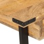 vidaXL Schreibtisch mit Schubladen 105x55x70 cm Massivholz Mango Eisen vidaXL Schreibtisch mit Schubladen 105x55x70 cm Massivholz Mango Eisen