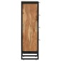 vidaXL Badschrank 40x30x100 cm Massivholz Akazie und Eisen vidaXL Badschrank 40x30x100 cm Massivholz Akazie und Eisen