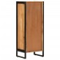 vidaXL Badschrank 40x30x100 cm Massivholz Akazie und Eisen vidaXL Badschrank 40x30x100 cm Massivholz Akazie und Eisen