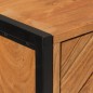 vidaXL Badschrank 40x30x100 cm Massivholz Akazie und Eisen vidaXL Badschrank 40x30x100 cm Massivholz Akazie und Eisen
