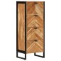 vidaXL Badschrank 40x30x100 cm Massivholz Akazie und Eisen vidaXL Badschrank 40x30x100 cm Massivholz Akazie und Eisen