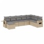 vidaXL 8-tlg. Garten-Sofagarnitur mit Kissen Beige Poly Rattan vidaXL 8-tlg. Garten-Sofagarnitur mit Kissen Beige Poly Rattan