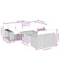 vidaXL 11-tlg. Garten-Sofagarnitur mit Kissen Schwarz Poly Rattan vidaXL 11-tlg. Garten-Sofagarnitur mit Kissen Schwarz Poly Rattan