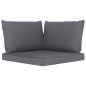 6-tlg. Garten-Lounge-Set mit Anthrazit Kissen 6-tlg. Garten-Lounge-Set mit Anthrazit Kissen
