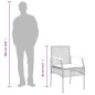 vidaXL 9-tlg. Garten-Essgruppe mit Kissen Beige Poly Rattan vidaXL 9-tlg. Garten-Essgruppe mit Kissen Beige Poly Rattan