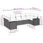 vidaXL 7-tlg. Garten-Sofagarnitur mit Kissen Beige Poly Rattan vidaXL 7-tlg. Garten-Sofagarnitur mit Kissen Beige Poly Rattan
