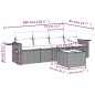 vidaXL 5-tlg. Garten-Sofagarnitur mit Kissen Beige Poly Rattan vidaXL 5-tlg. Garten-Sofagarnitur mit Kissen Beige Poly Rattan