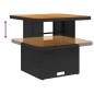 vidaXL 5-tlg. Garten-Essgruppe mit Kissen Schwarz Poly Rattan vidaXL 5-tlg. Garten-Essgruppe mit Kissen Schwarz Poly Rattan