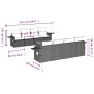 vidaXL 9-tlg. Garten-Sofagarnitur mit Kissen Grau Poly Rattan vidaXL 9-tlg. Garten-Sofagarnitur mit Kissen Grau Poly Rattan